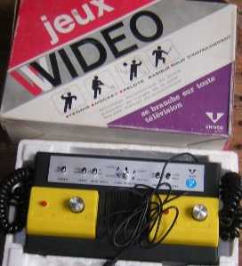 Univox Jeux Video 4IN (41N?) yellow paddles
